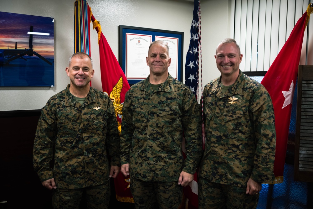 Chaplain of the Marine Corps visits 3rd MAW commanding general