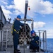 USS Gerald R. Ford (CVN 78) Sailors Load RAM Launcher