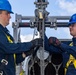 USS Gerald R. Ford (CVN 78) Sailors Load RAM Launcher