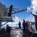 USS Gerald R. Ford (CVN 78) Sailors Load RAM Launcher