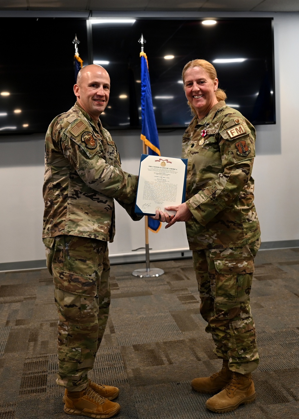 104th Fighter Wing Comptroller Change of Command