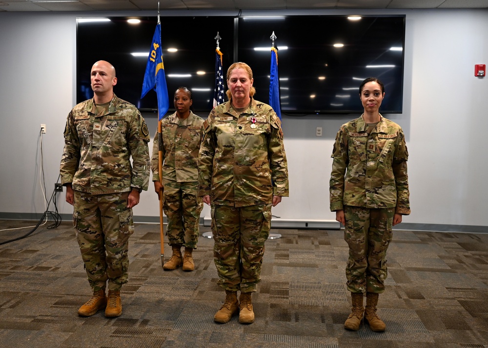 104th Fighter Wing Comptroller Change of Command