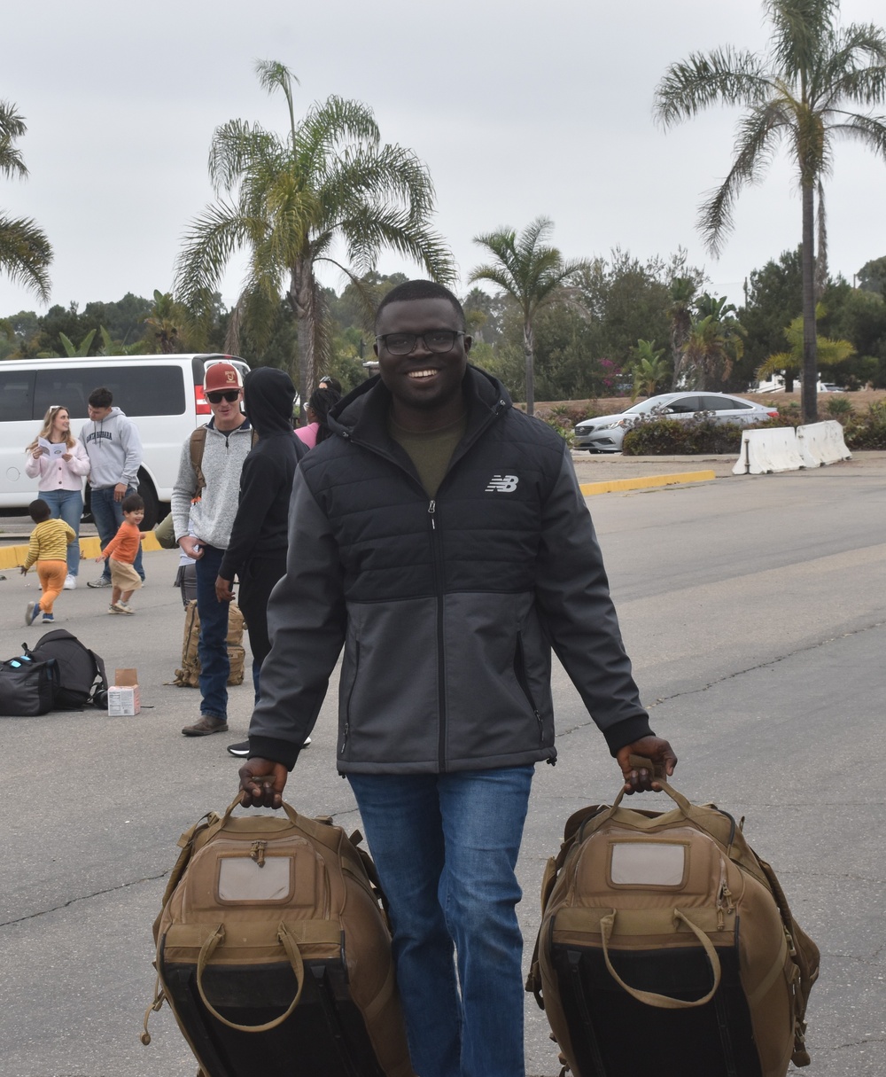 Seabees Depart for Antarctica (NMCB-3)