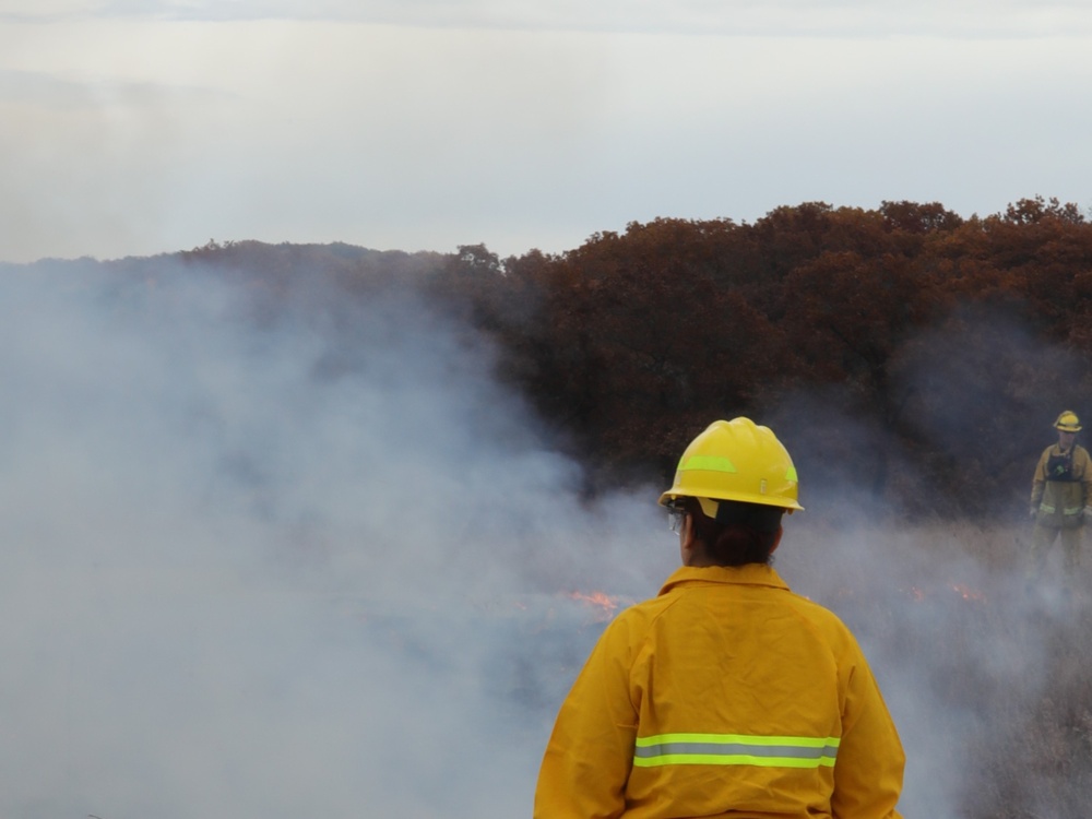 Fort McCoy conducts October prescribed burn during ‘spring-like’ conditions