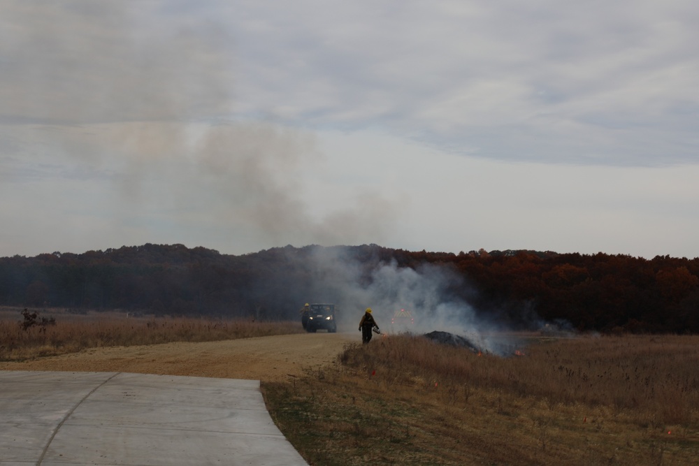 Fort McCoy conducts October prescribed burn during ‘spring-like’ conditions