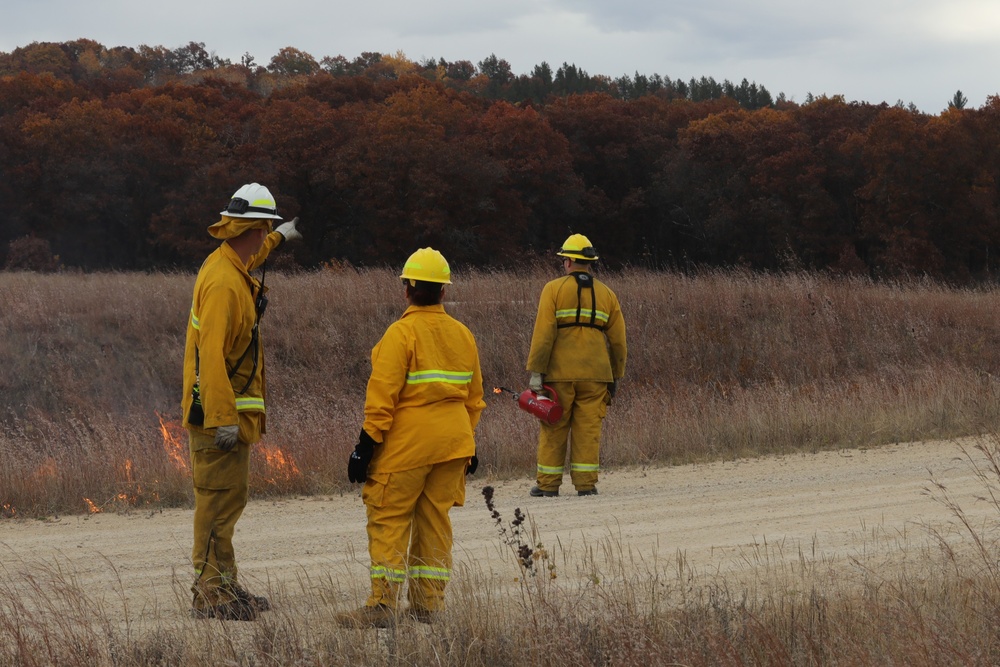 Fort McCoy conducts October prescribed burn during ‘spring-like’ conditions