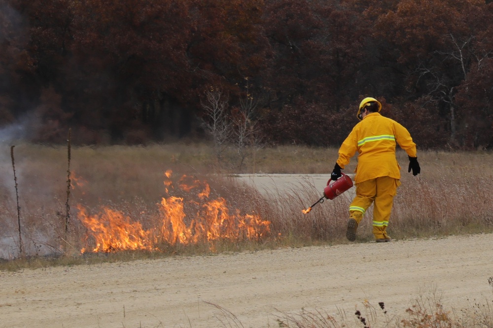 Fort McCoy conducts October prescribed burn during ‘spring-like’ conditions