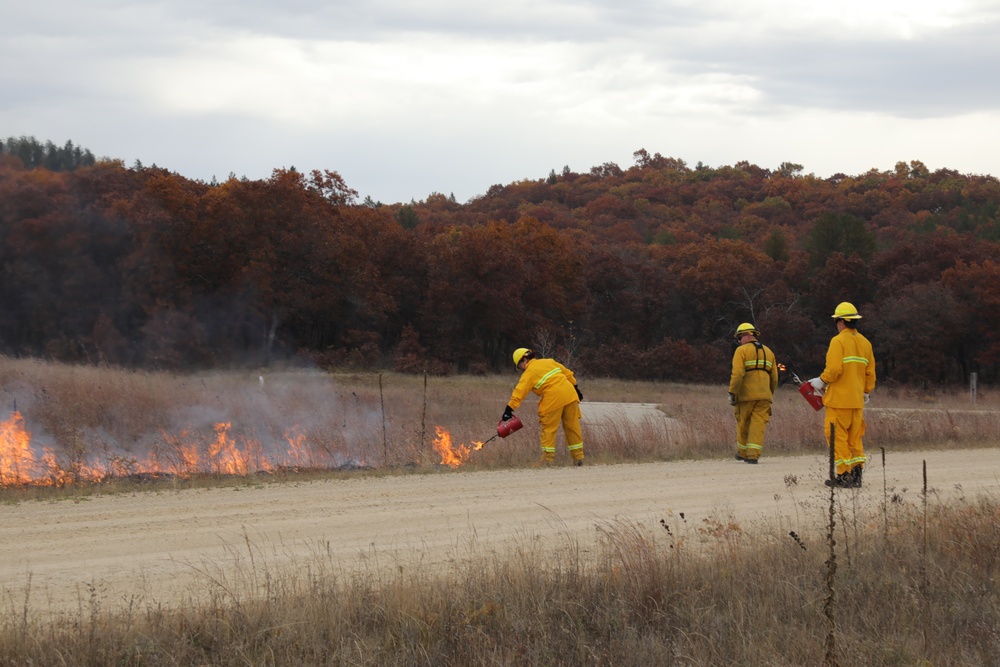 Fort McCoy conducts October prescribed burn during ‘spring-like’ conditions