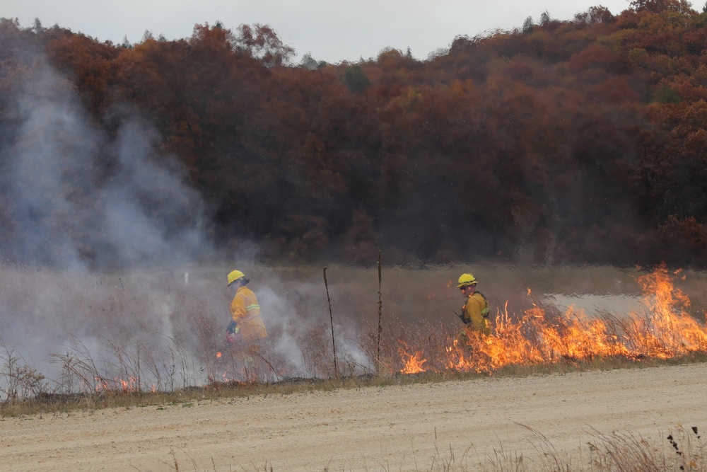 Fort McCoy conducts October prescribed burn during ‘spring-like’ conditions