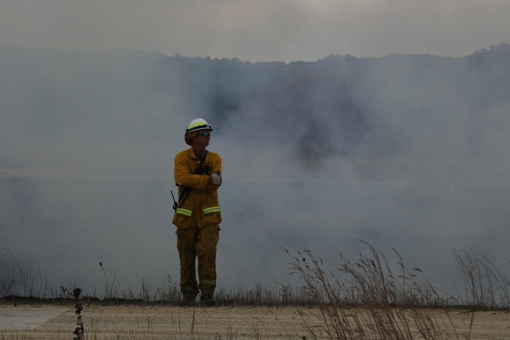 Fort McCoy conducts October prescribed burn during ‘spring-like’ conditions