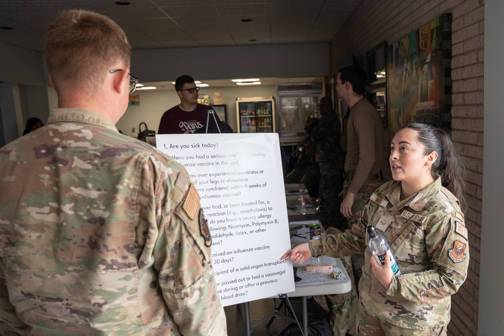 27th Special Operations Medical Group holds Influenza Vaccination Drive