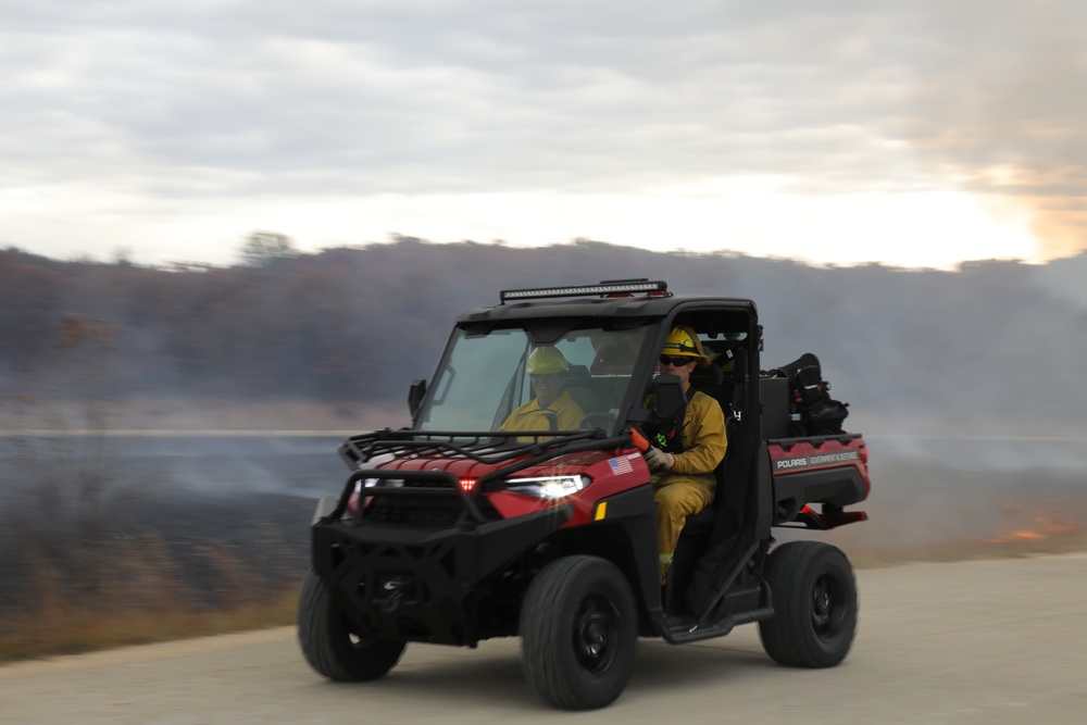 Fort McCoy conducts October prescribed burn during ‘spring-like’ conditions