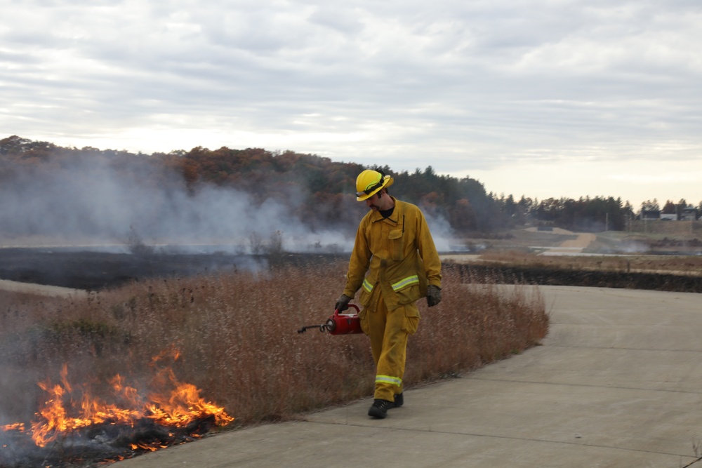 Fort McCoy conducts October prescribed burn during ‘spring-like’ conditions