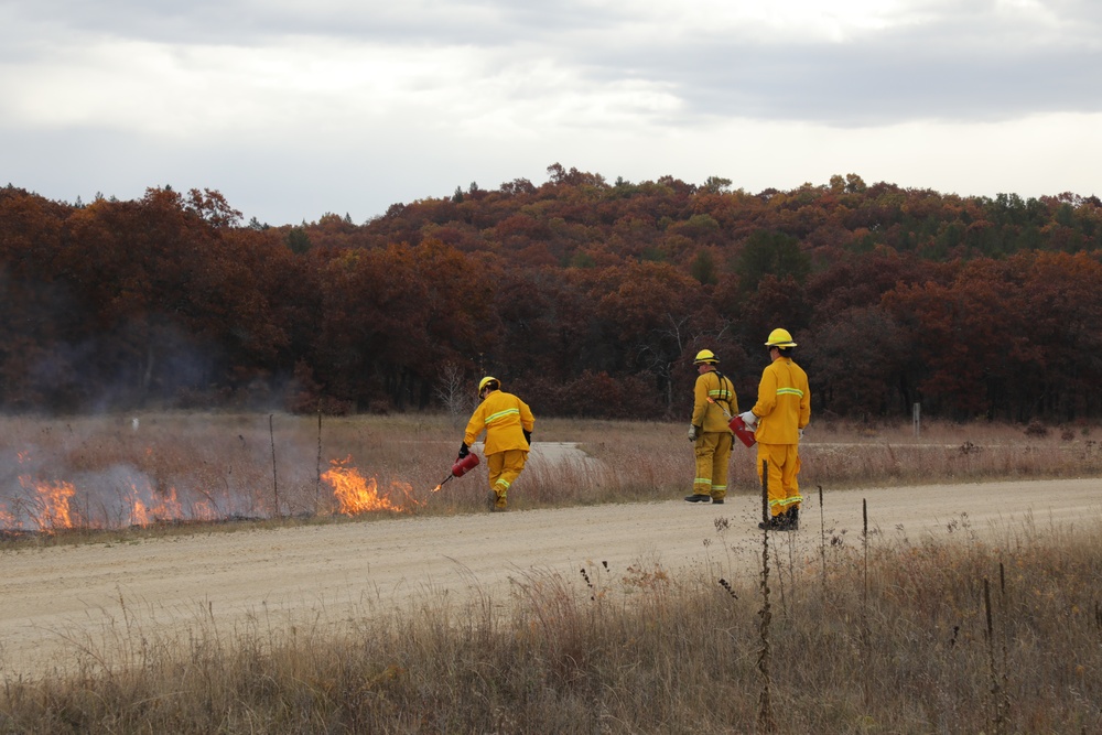 Fort McCoy conducts October prescribed burn during ‘spring-like’ conditions