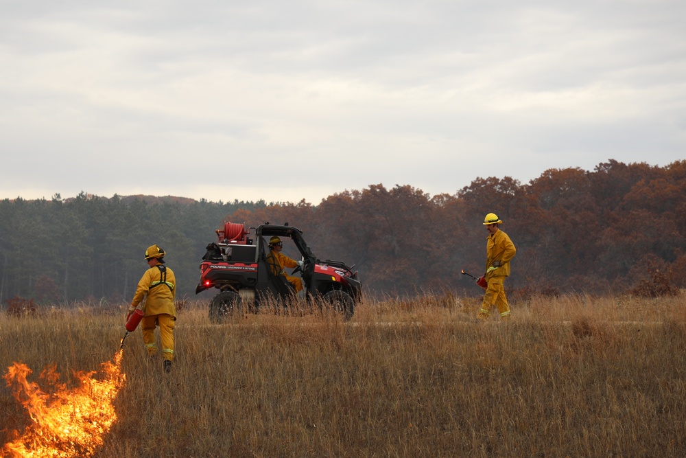 Fort McCoy conducts October prescribed burn during ‘spring-like’ conditions