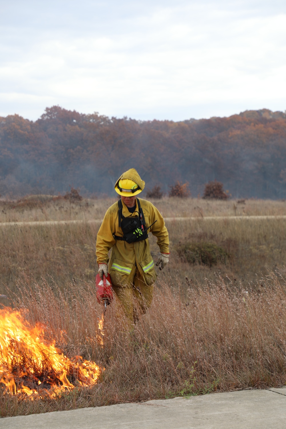 Fort McCoy conducts October prescribed burn during ‘spring-like’ conditions