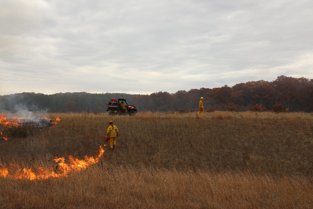 Fort McCoy conducts October prescribed burn during ‘spring-like’ conditions