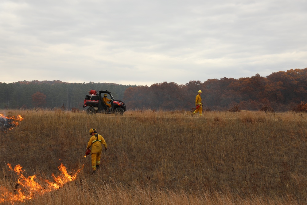 Fort McCoy conducts October prescribed burn during ‘spring-like’ conditions