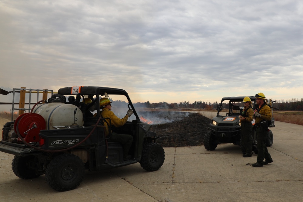 Fort McCoy conducts October prescribed burn during ‘spring-like’ conditions