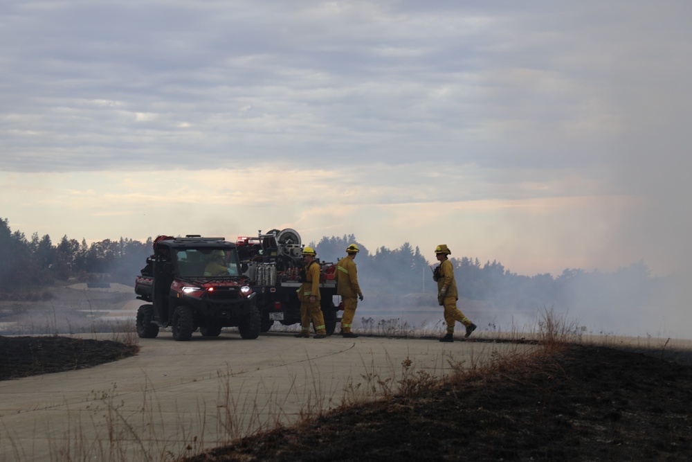 Fort McCoy conducts October prescribed burn during ‘spring-like’ conditions