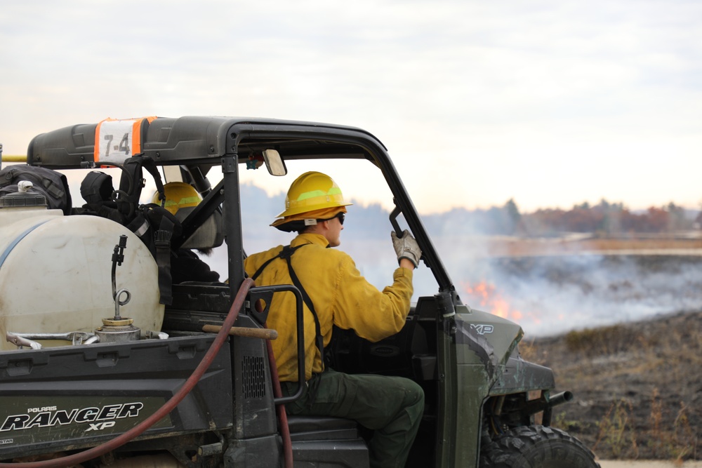 Fort McCoy conducts October prescribed burn during ‘spring-like’ conditions