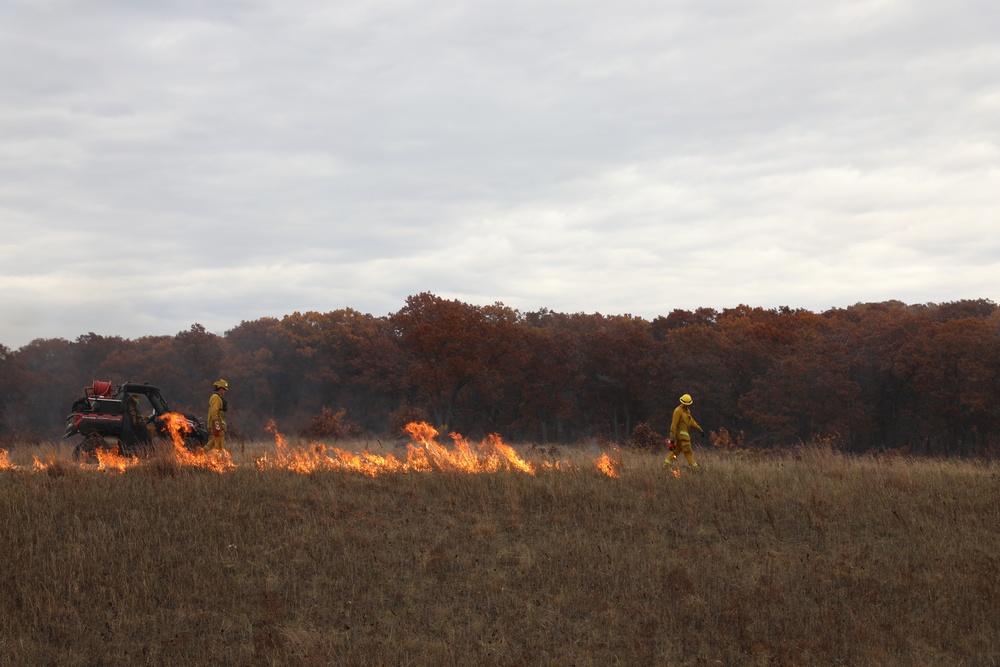 Fort McCoy conducts October prescribed burn during ‘spring-like’ conditions