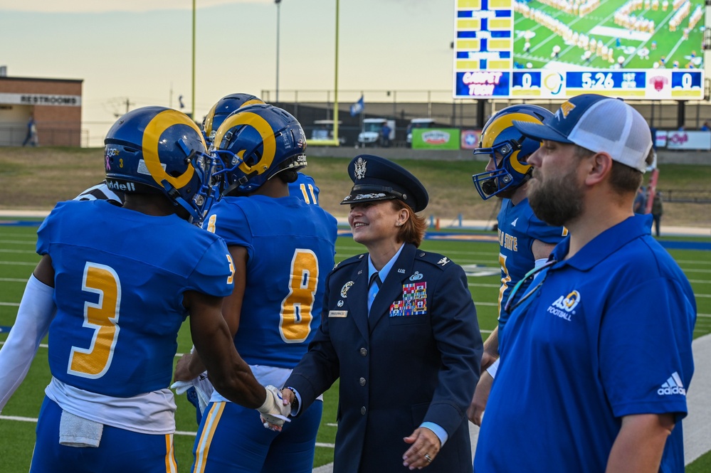 Angelo State University hosts Military Appreciation Night for Goodfellow members