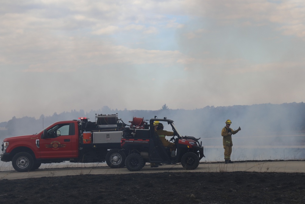 Fort McCoy conducts October prescribed burn during ‘spring-like’ conditions