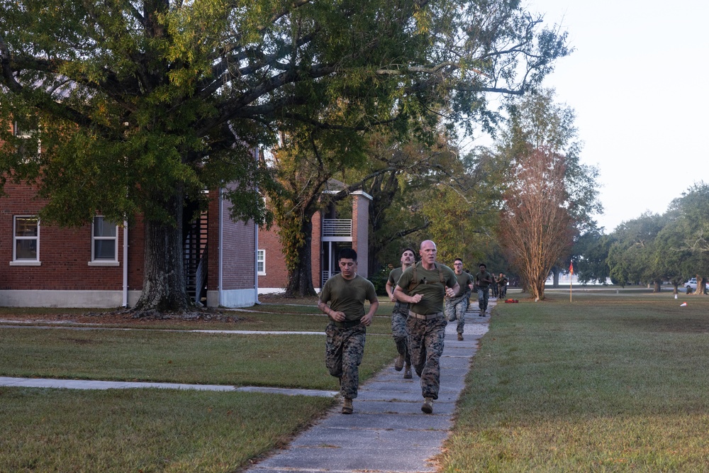 CLB-2 Conducts Battalion PT For Warrior Development Day