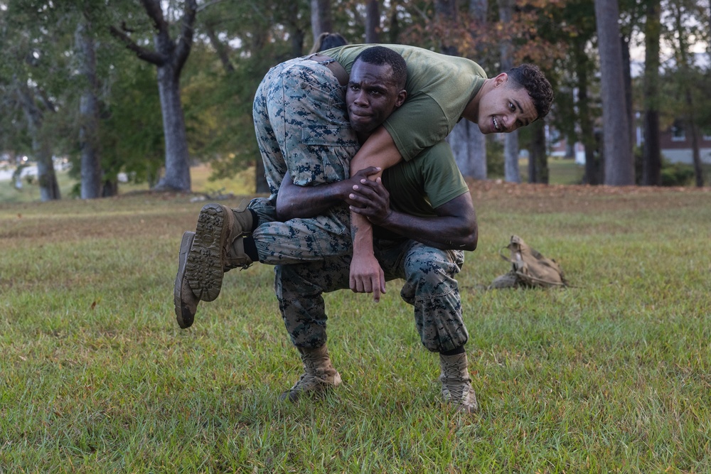 CLB-2 Conducts Battalion PT For Warrior Development Day