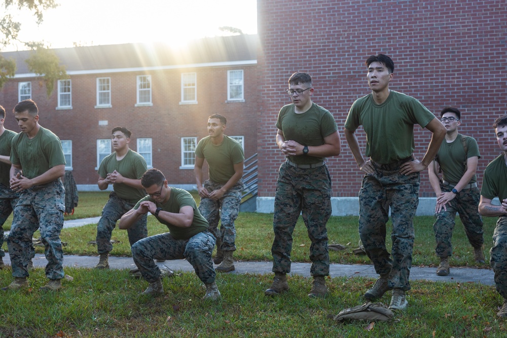 CLB-2 Conducts Battalion PT For Warrior Development Day