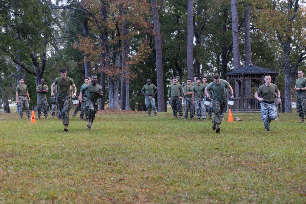 CLB-2 Conducts Battalion PT For Warrior Development Day