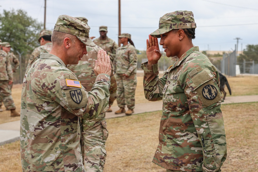 Sgt. 1st Class Alexis Seales Promotion Ceremony