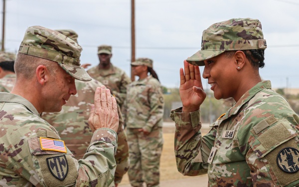 Sgt. 1st Class Alexis Seales Promotion Ceremony