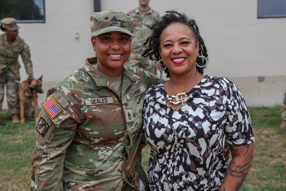 Sgt. 1st Class Alexis Seales Promotion Ceremony