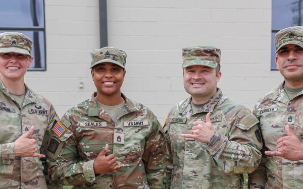 Sgt. 1st Class Alexis Seales Promotion Ceremony