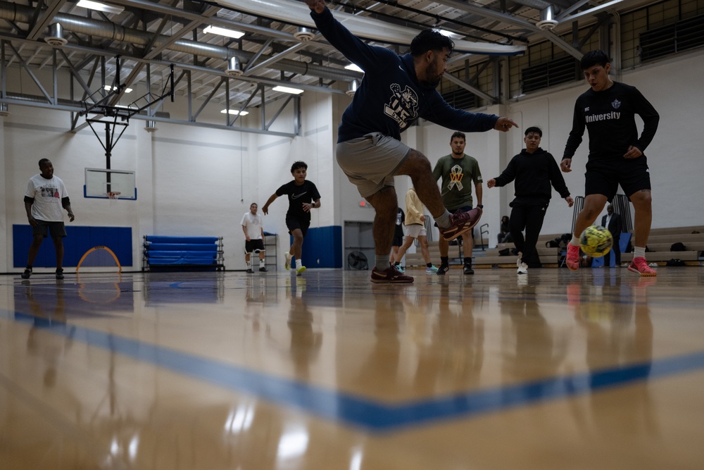 Forging community through soccer