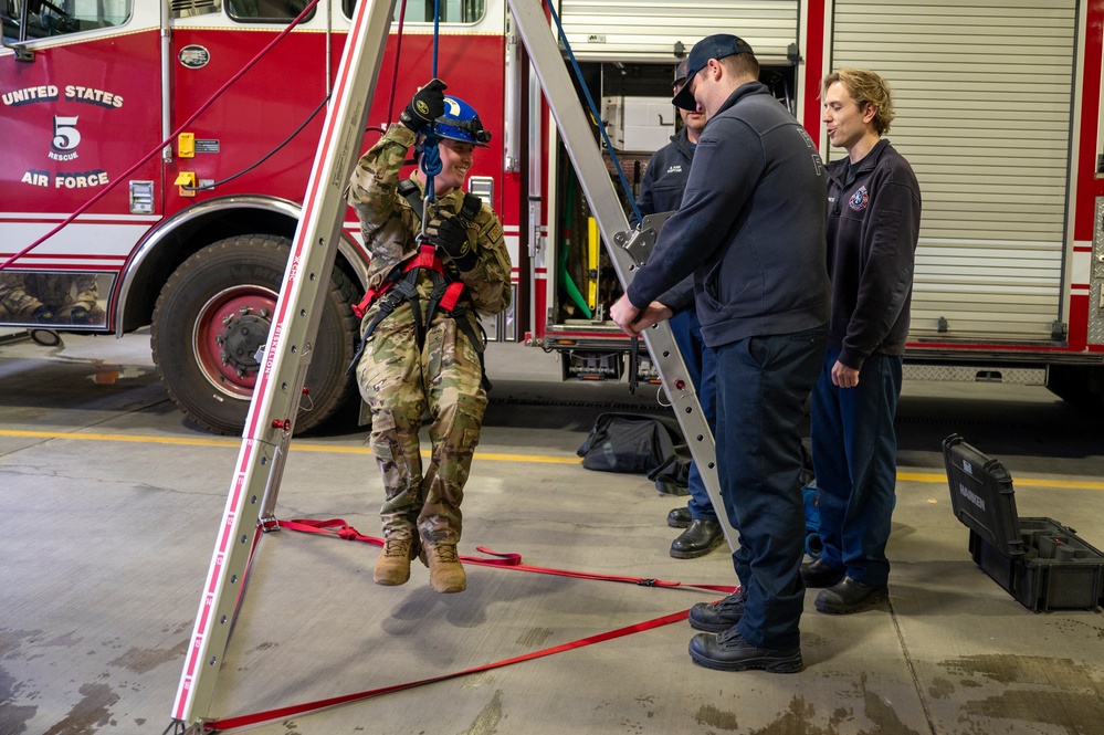 Fairchild firefighters conduct confined space training