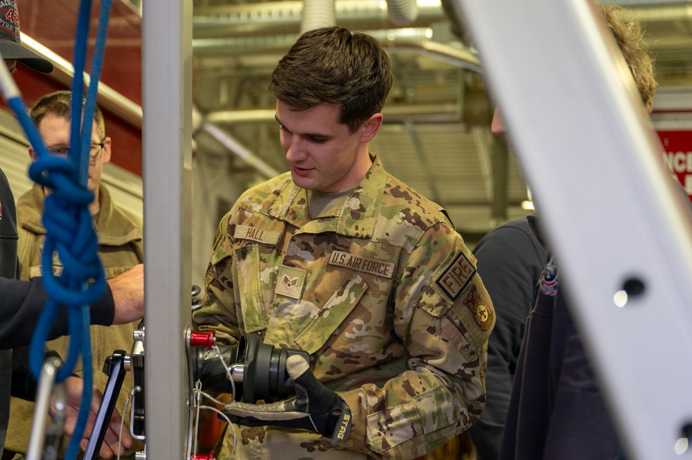 Fairchild firefighters conduct confined space training