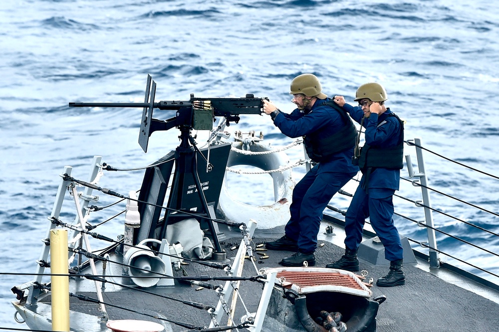 USS Winston S. Churchill Conducts Live Fire Exercises