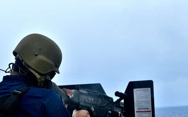 USS Winston S. Churchill Conducts Weapons Demo