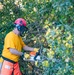 Southern Baptist Convention Georgia Disaster Relief group assist home owners in Statesboro, GA