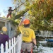 Southern Baptist Convention Georgia Disaster Relief group assist home owners in Statesboro, GA