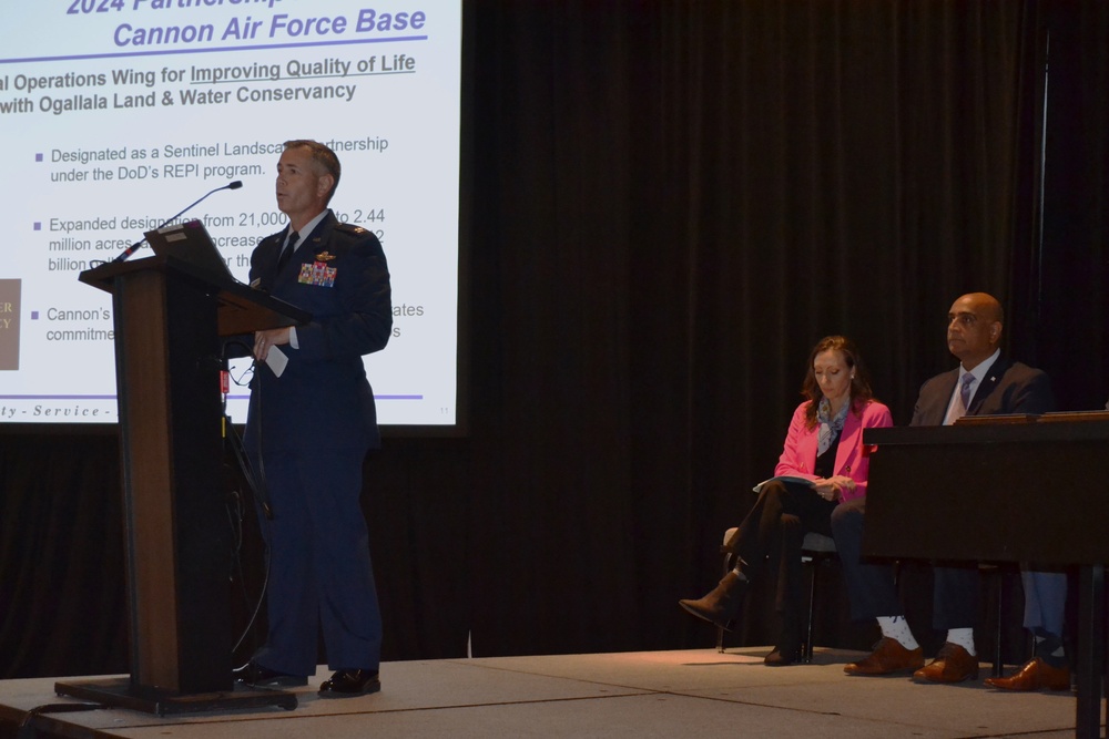 Cannon Air Force Base one of four installations the Air Force awards with 2024 Air Force Community Partnership Awards