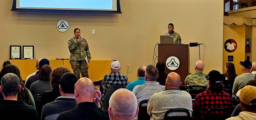 Fort McCoy Garrison commander holds October 2024 town hall meeting with workforce