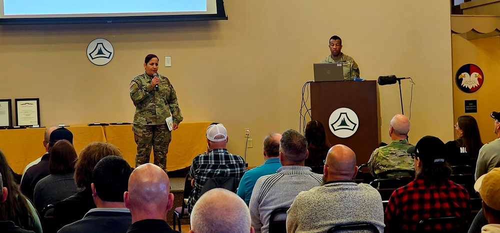 Fort McCoy Garrison commander holds October 2024 town hall meeting with workforce