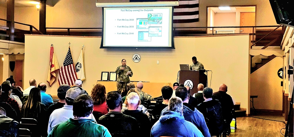 Fort McCoy Garrison commander holds October 2024 town hall meeting with workforce