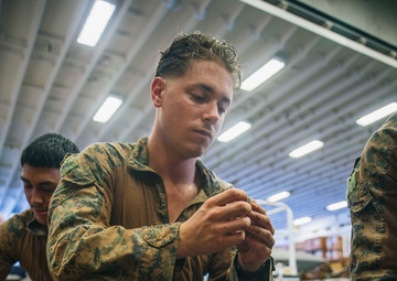 15th MEU Marines Participate in USS Boxer “damage control olympics” competition