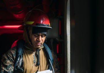 15th MEU Marines Participate in USS Boxer “damage control olympics” competition