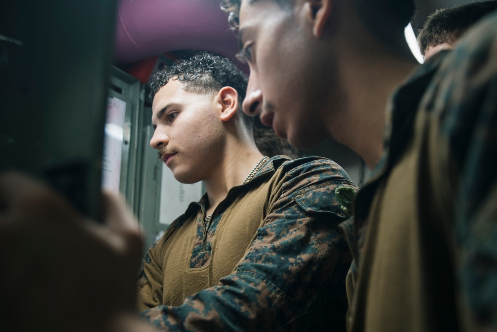 15th MEU Marines Participate in USS Boxer “damage control olympics” competition